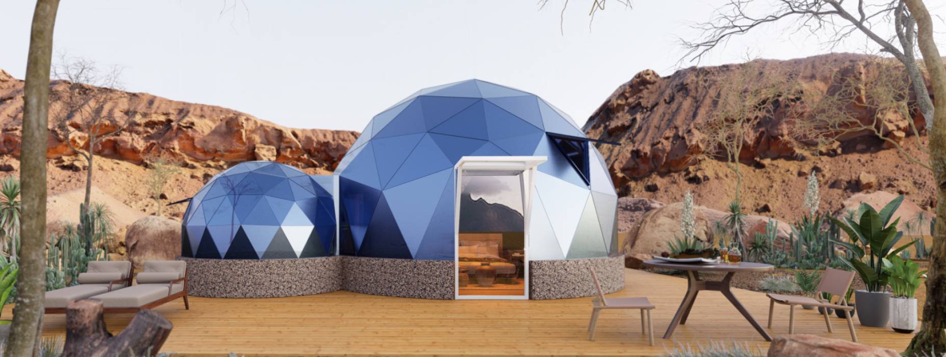 广昌县球形智能光伏玻璃星空房